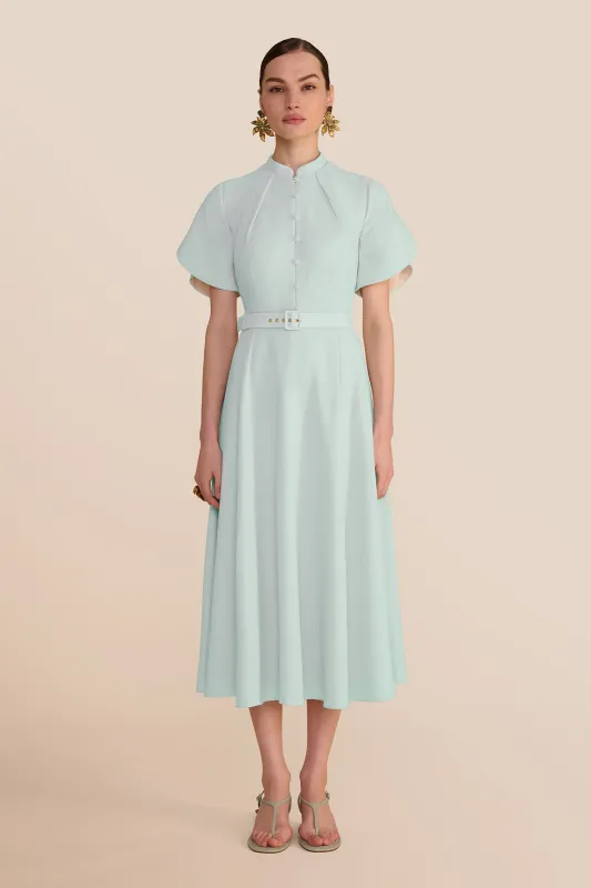 Ahana Mint Short Sleeve Dress made by Beulah