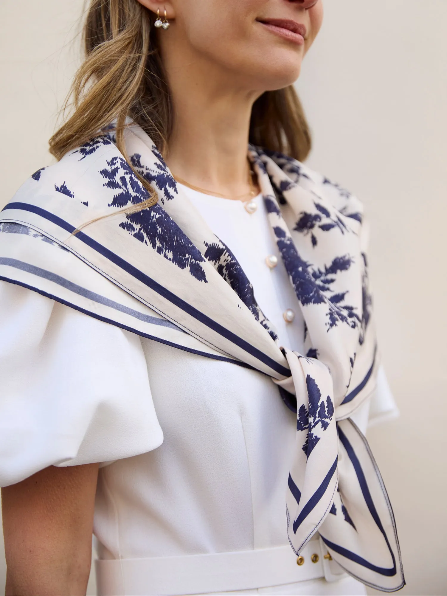 Hatched Rose Scarf sold by Beulah product image thumbnail 2