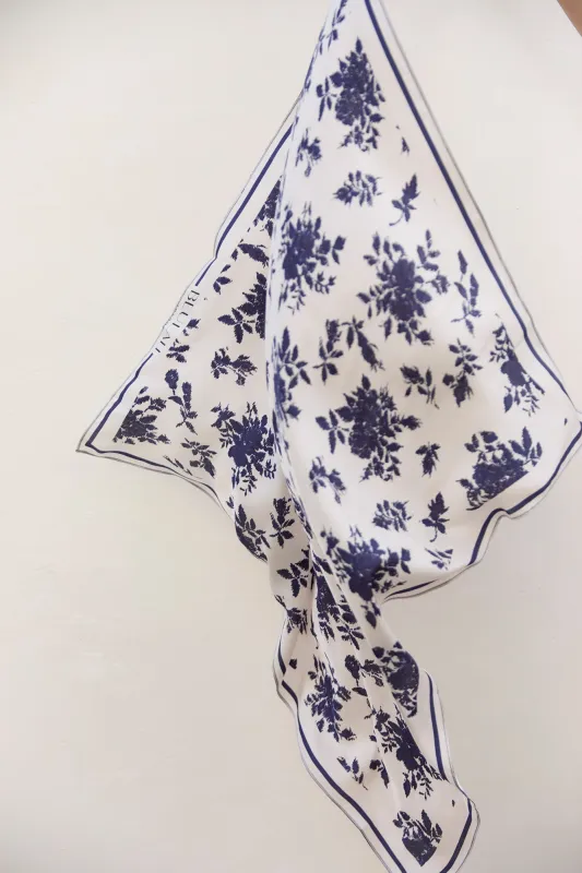 Hatched Rose Scarf made by Beulah