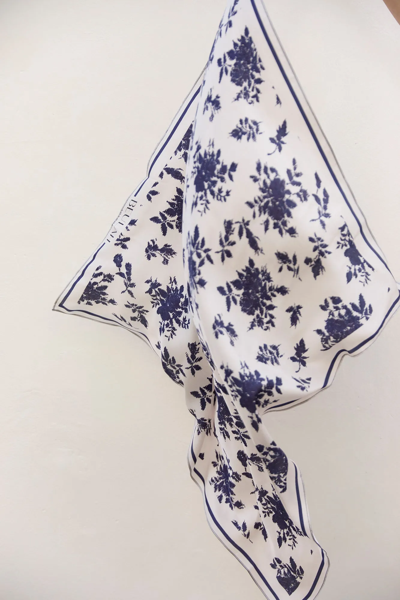 Hatched Rose Scarf sold by Beulah