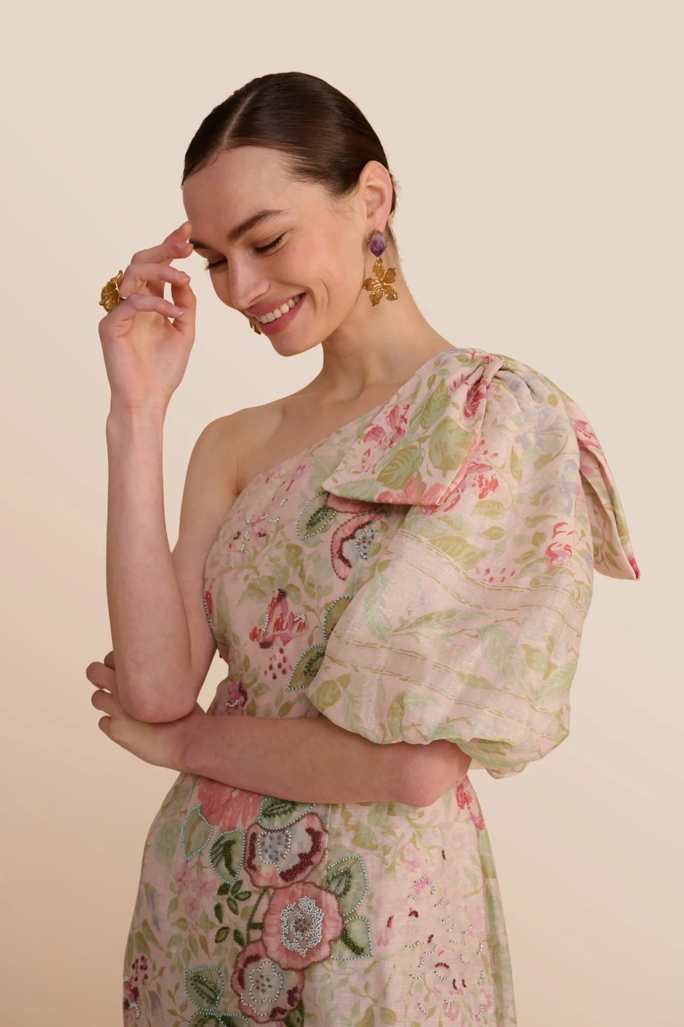 Solange Romantic Floral Dress sold by Beulah product image thumbnail 4