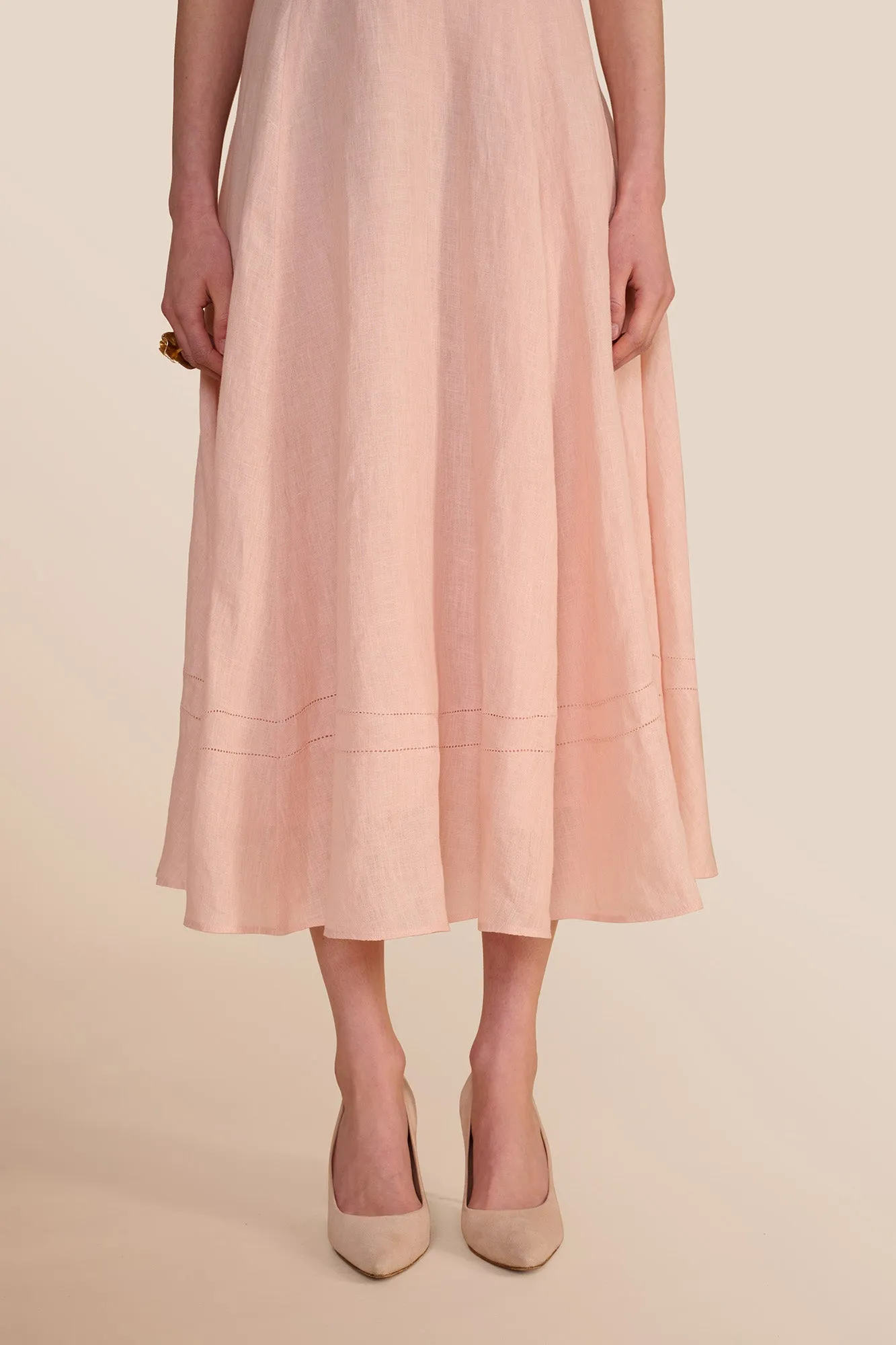 Aybra Linen Blush Dress sold by Beulah product image thumbnail 4