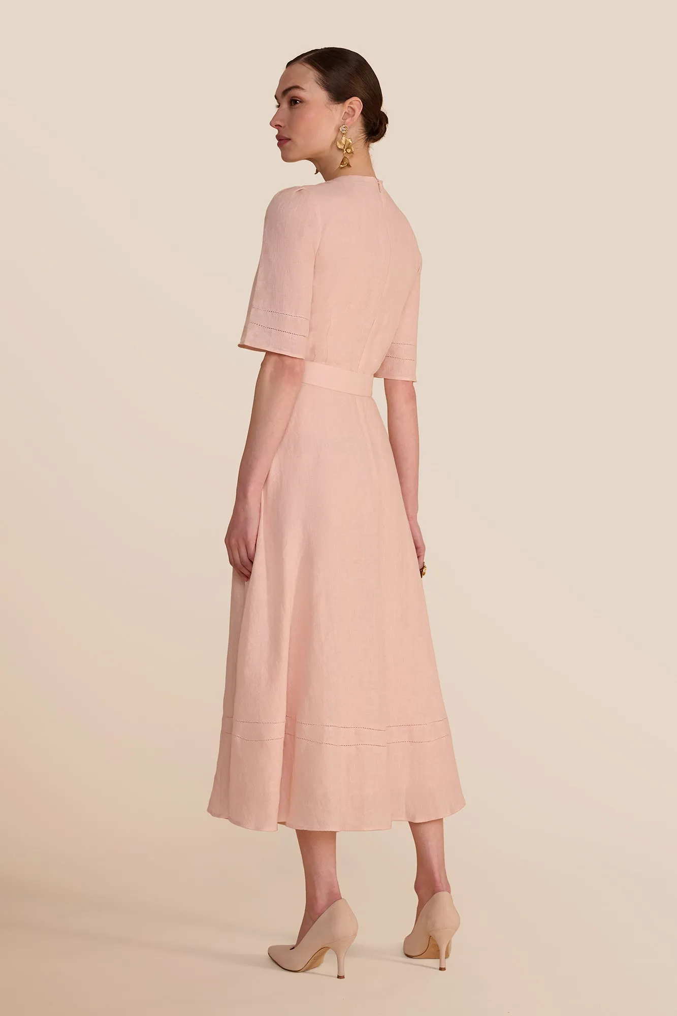 Aybra Linen Blush Dress sold by Beulah product image thumbnail 5