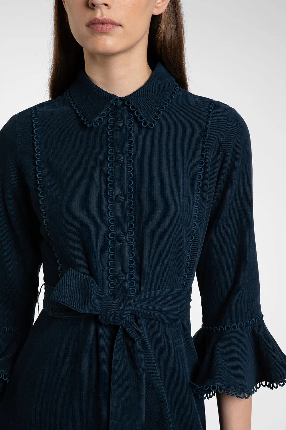 Nalini Petrol Blue Dress sold by Beulah product image thumbnail 4