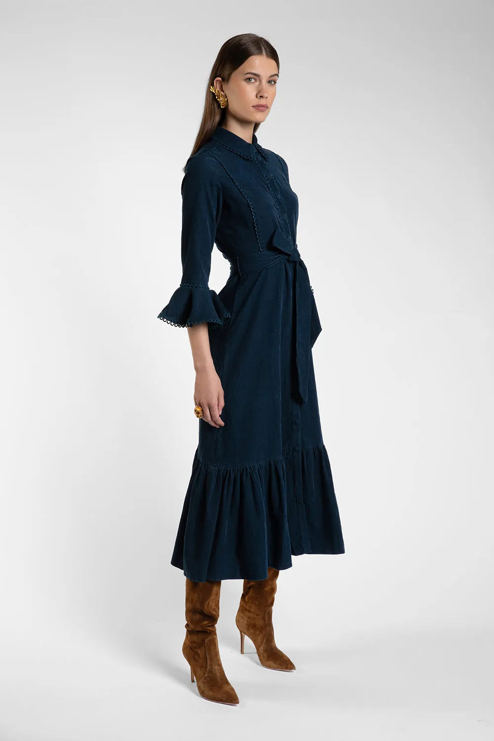 Nalini Petrol Blue Dress sold by Beulah product image thumbnail 2