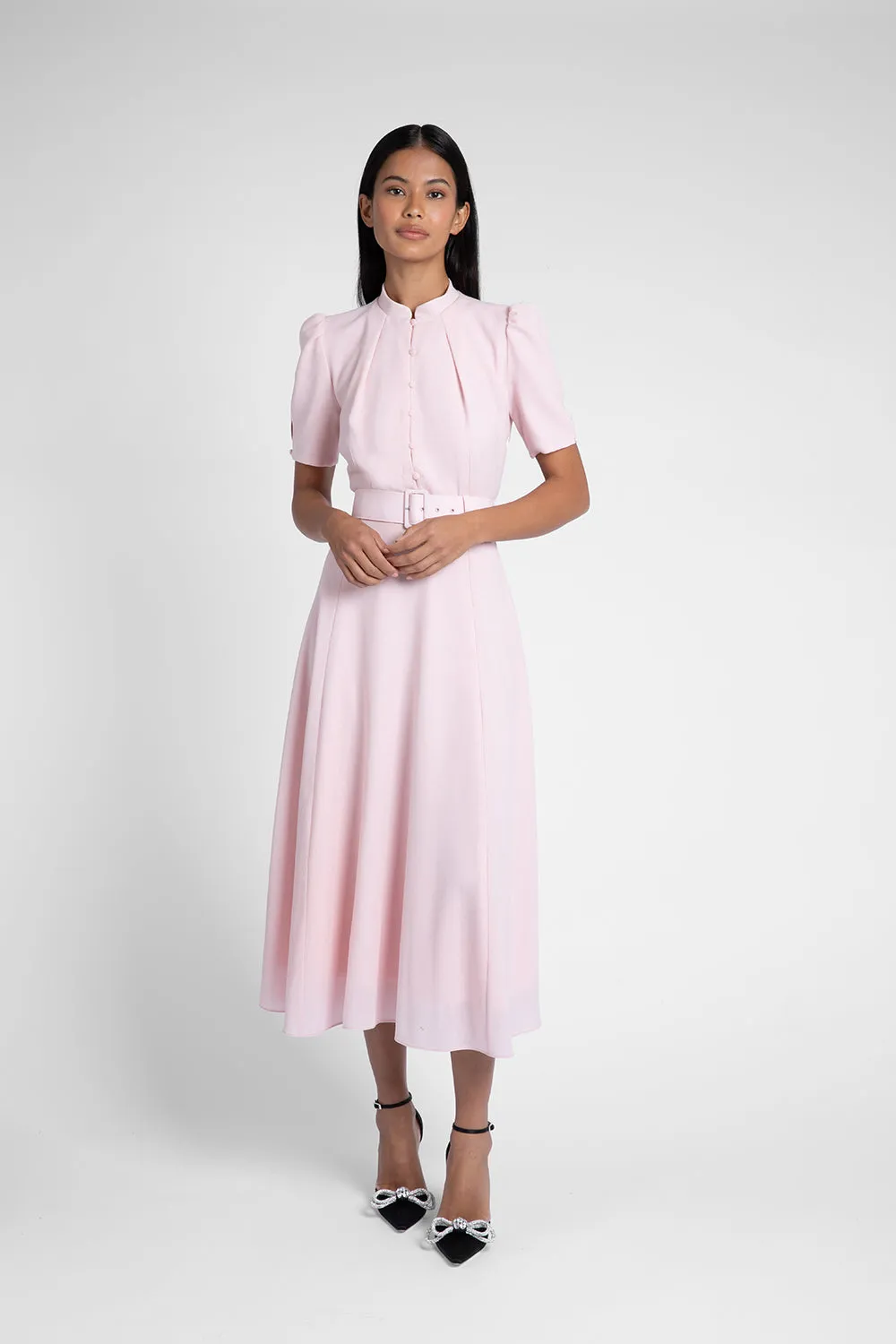 Ahana Blush Short Sleeve Dress sold by Beulah product image thumbnail 2