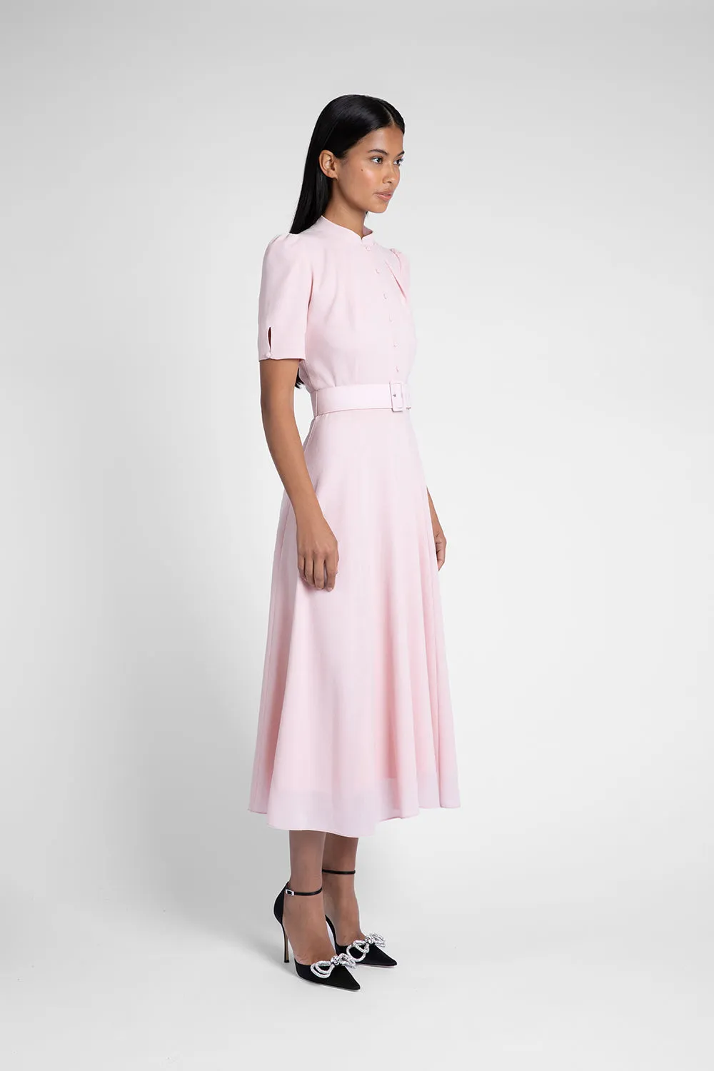 Ahana Blush Short Sleeve Dress sold by Beulah product image thumbnail 3