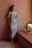Eva Floral Wrap Dress sold by Beulah