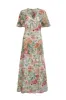 Eva Floral Wrap Dress sold by Beulah
