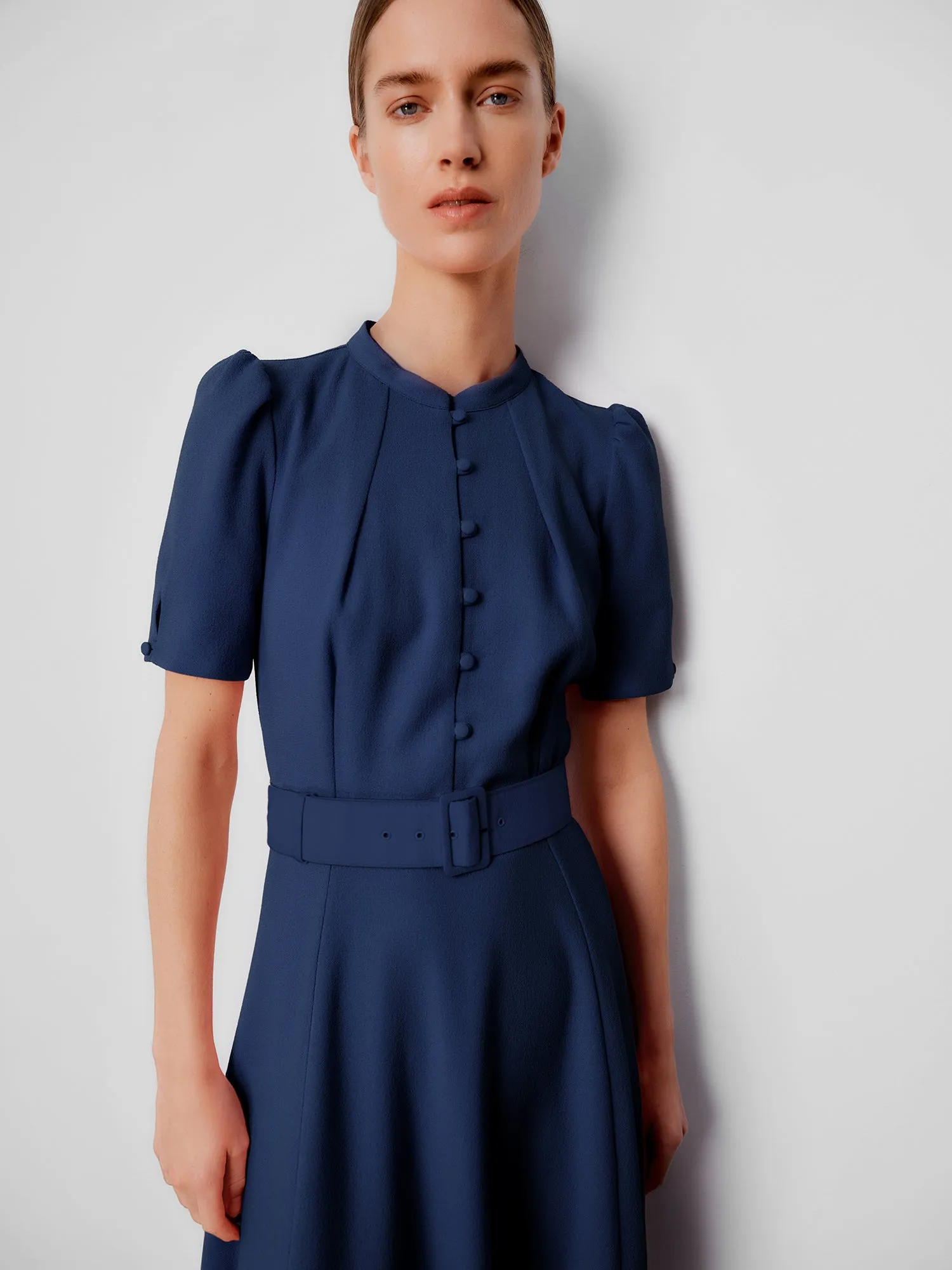 Ahana Navy Short Sleeve Dress sold by Beulah product image thumbnail 2