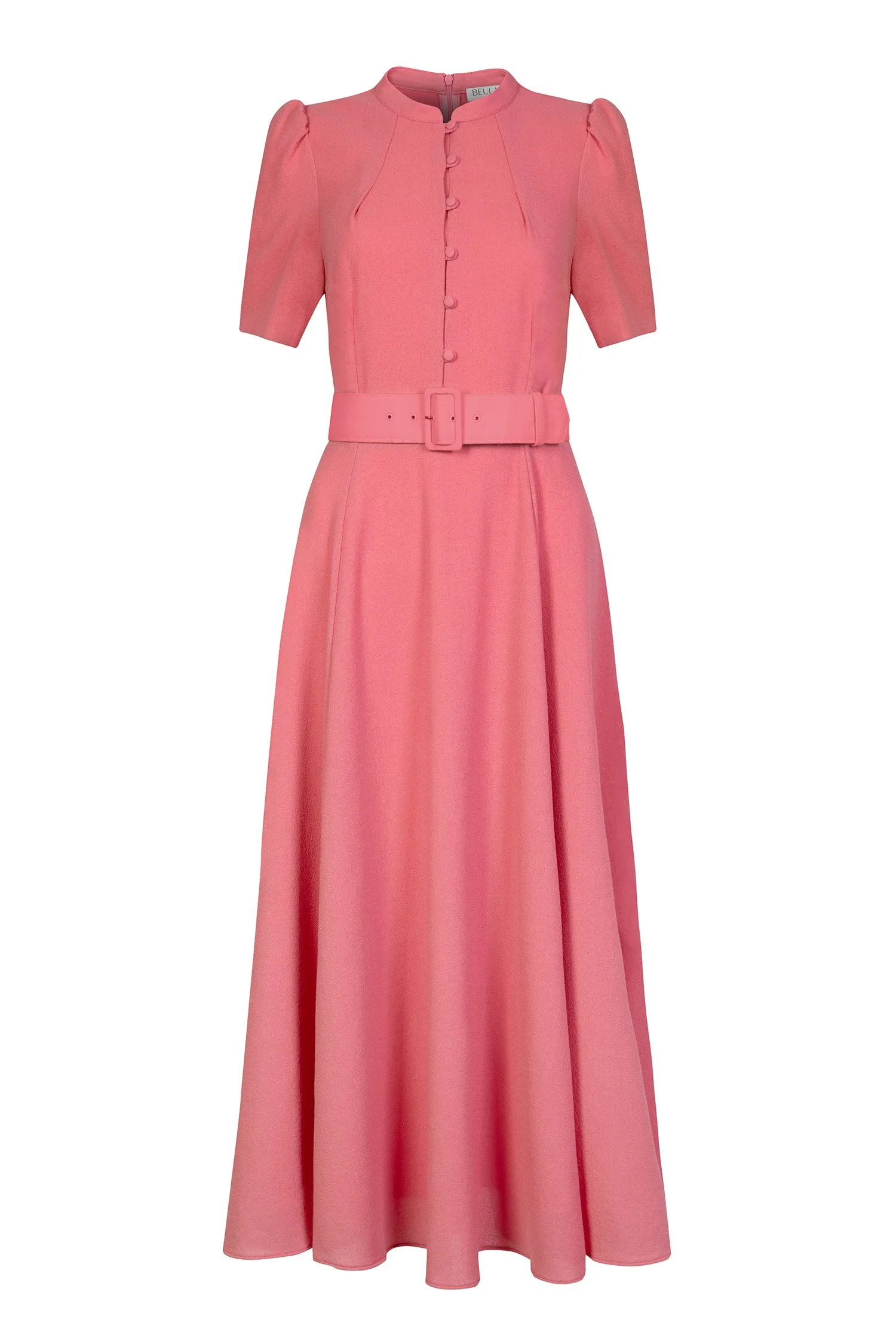 Ahana Dusty Pink Short Sleeve Dress sold by Beulah
