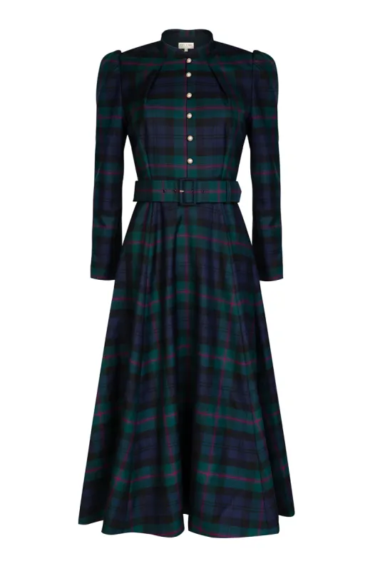Ahana Tartan Dress sold by Beulah