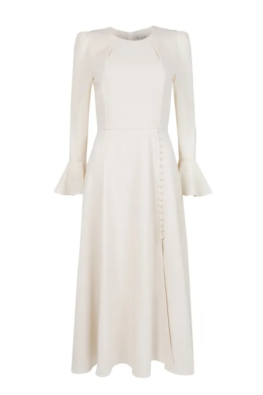Yahvi Cream Dress made by Beulah