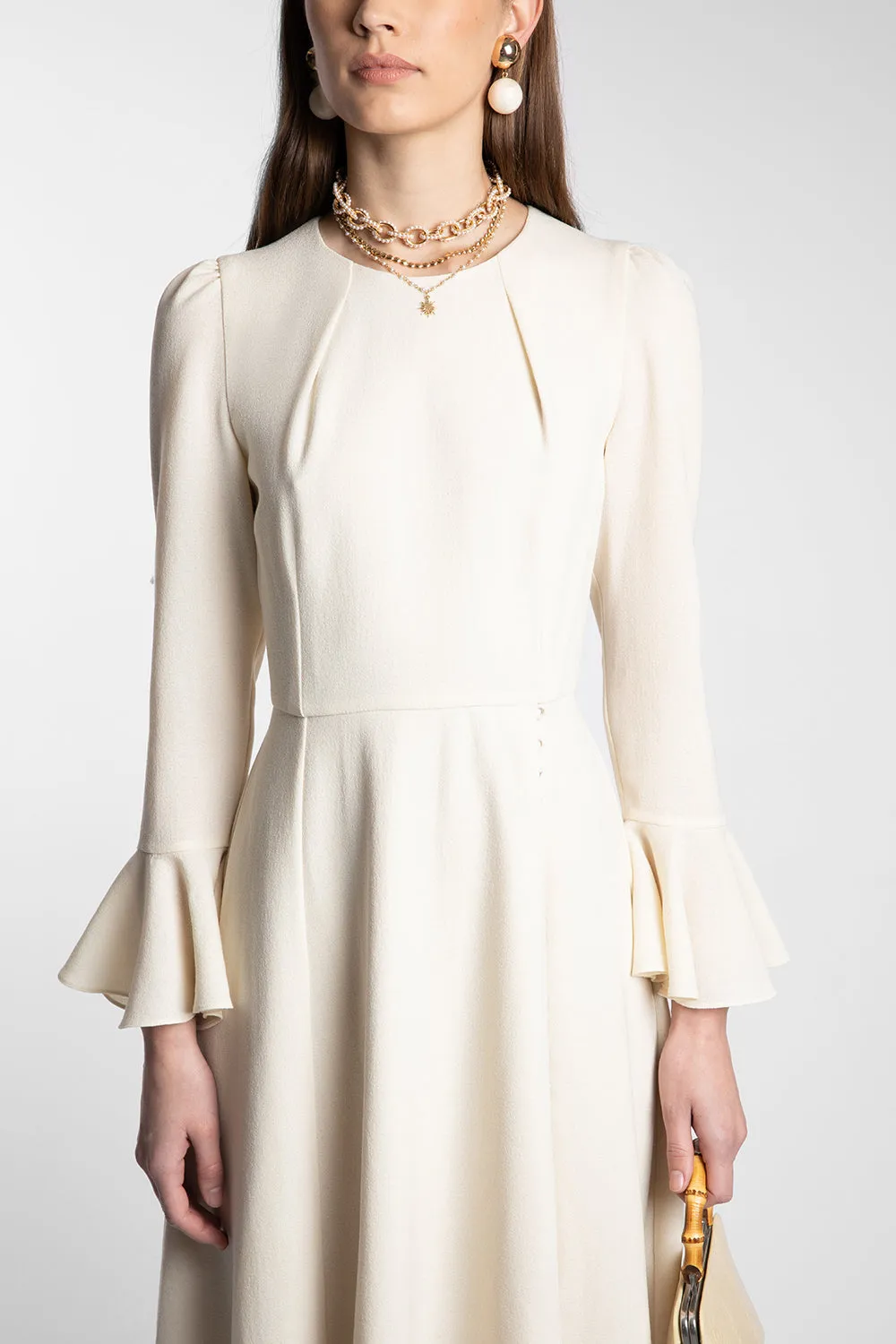 Yahvi Cream Dress sold by Beulah product image thumbnail 5