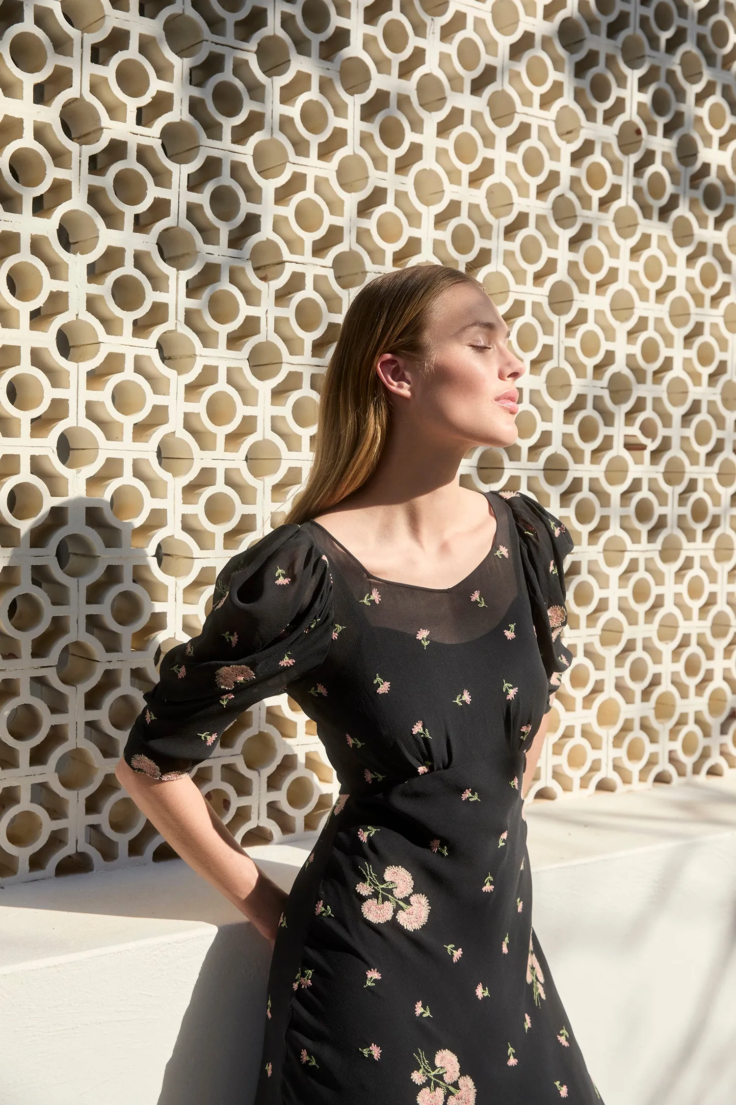 Paloma Dandelion Embroidery Dress sold by Beulah product image thumbnail 5