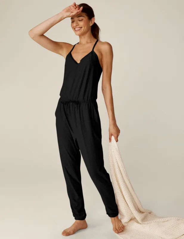 Featherweight Dream Lace Racerback Jumpsuit sold by Beyond Yoga