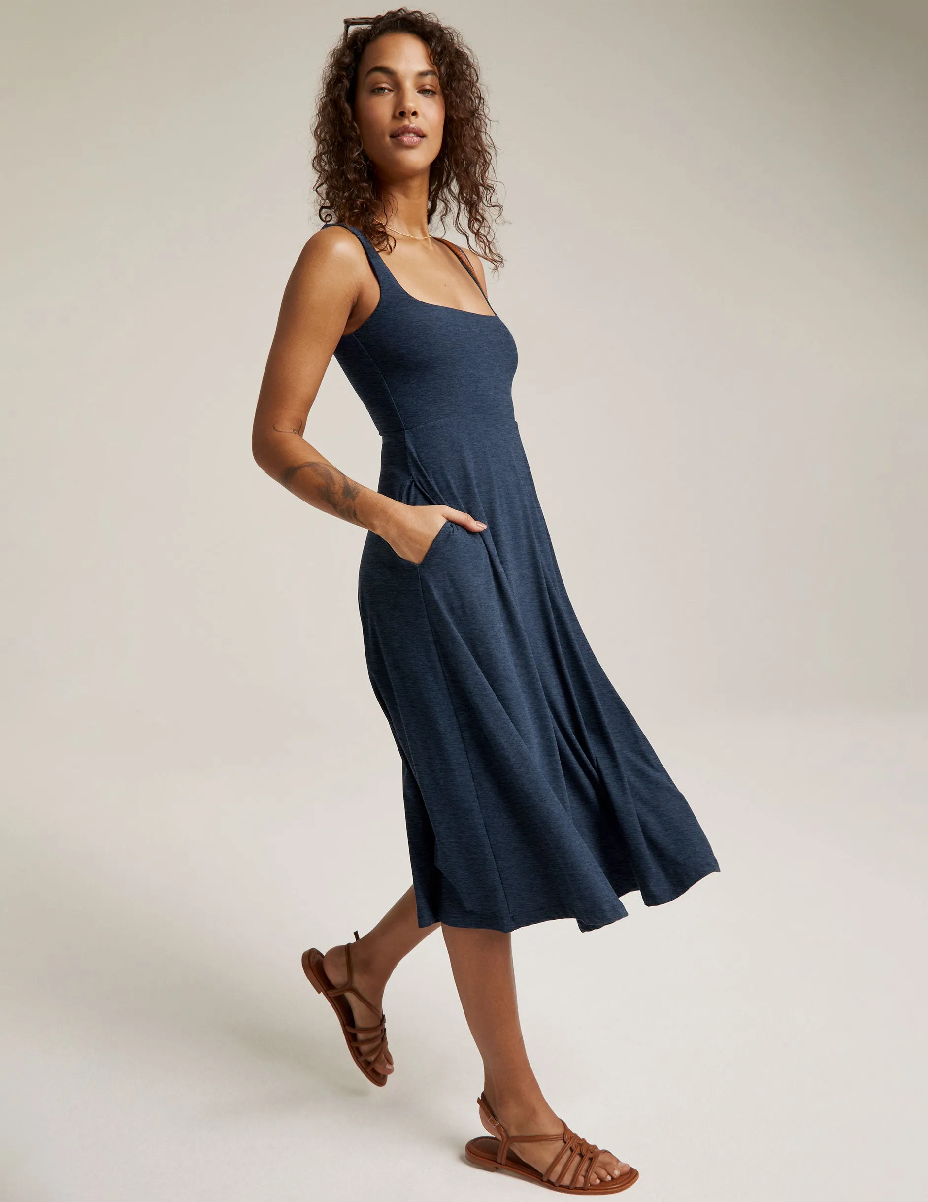 Featherweight At The Ready Square Neck Dress sold by Beyond Yoga product image thumbnail 2