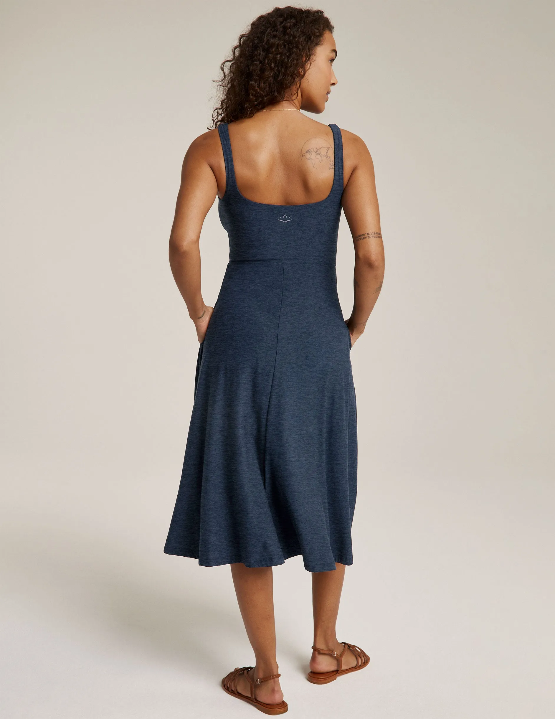 Featherweight At The Ready Square Neck Dress sold by Beyond Yoga product image thumbnail 3