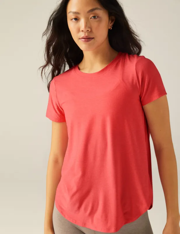Featherweight On The Down Low Tee sold by Beyond Yoga