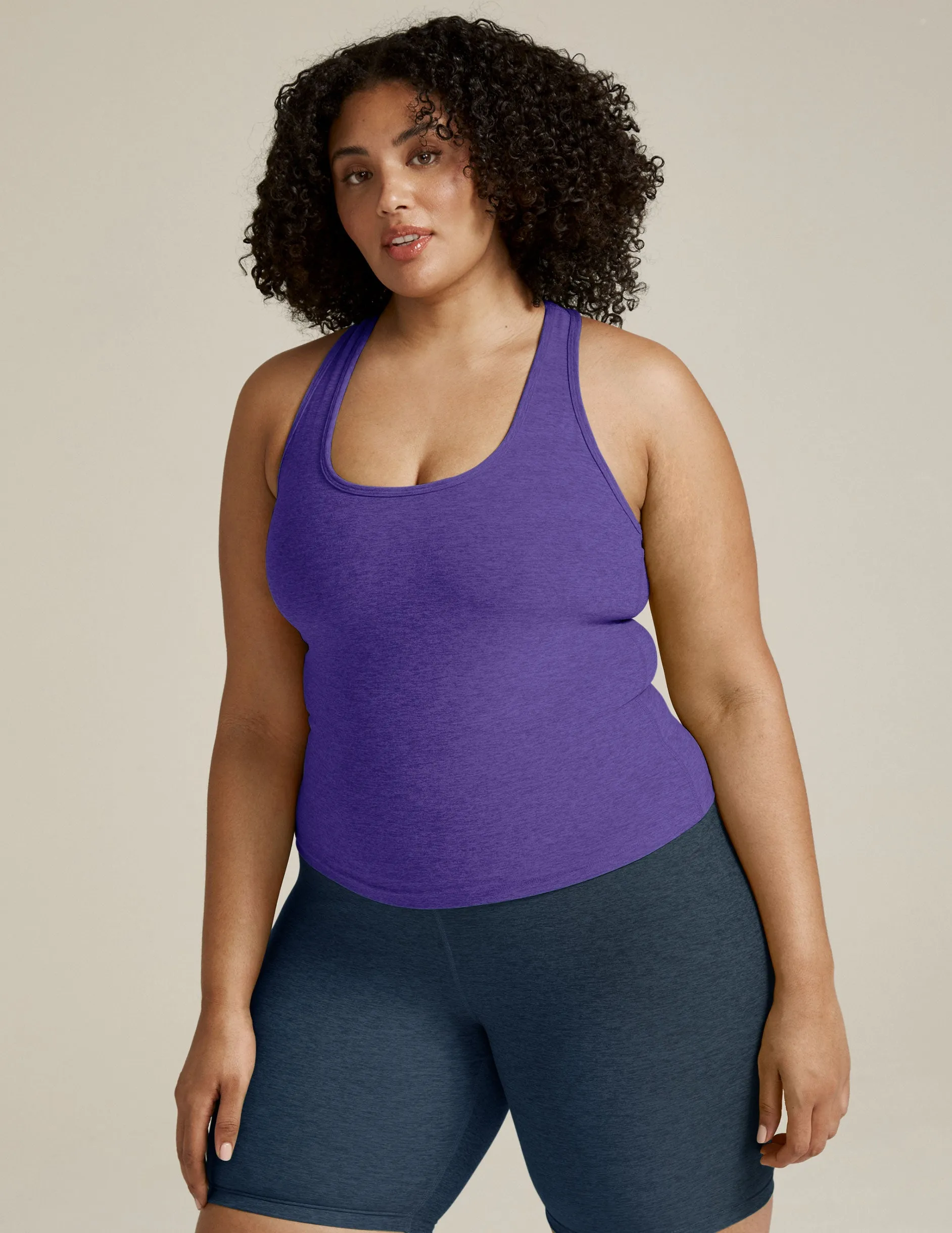 Spacedye Step Up Racerback Tank sold by Beyond Yoga