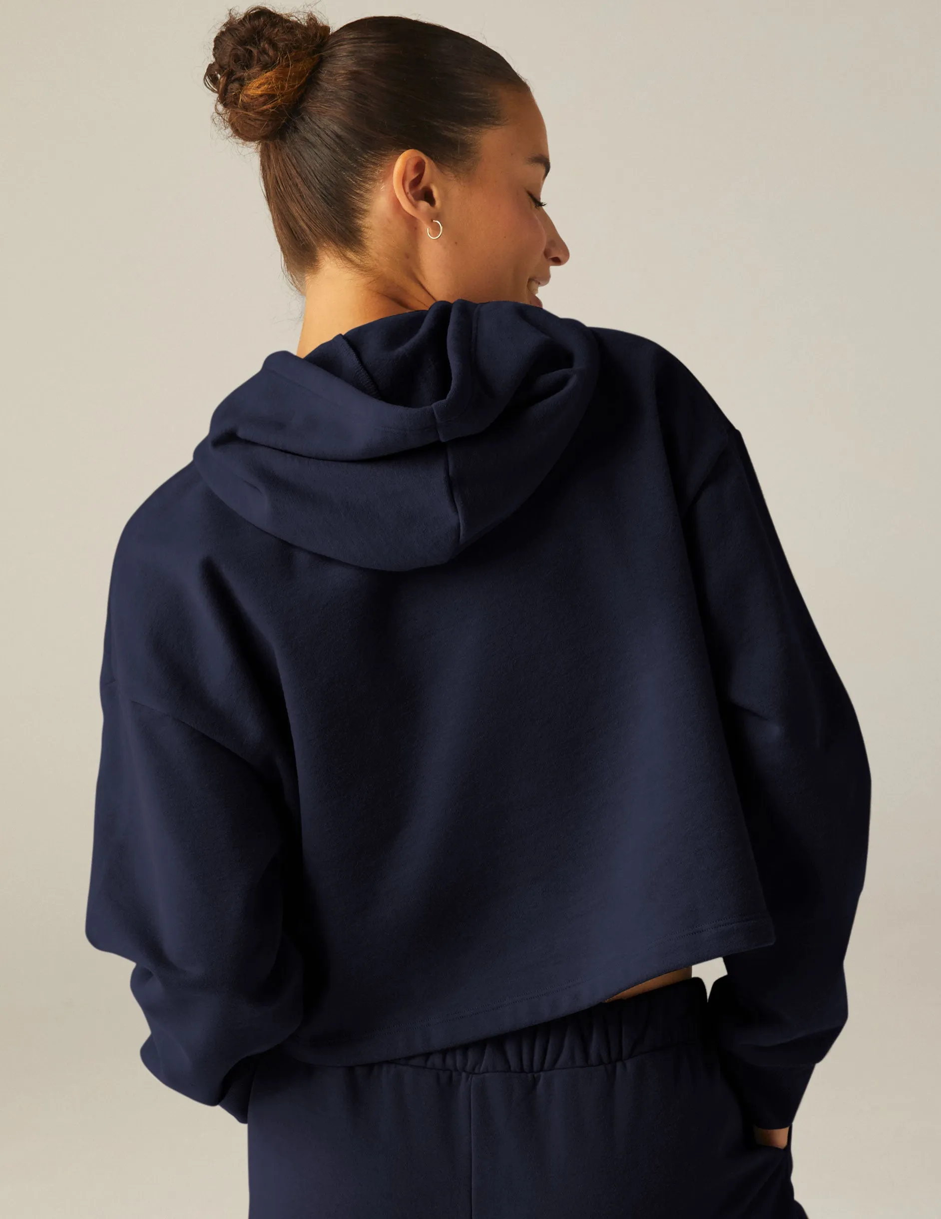 Happiness Fleece Cropped Hoodie sold by Beyond Yoga product image thumbnail 3