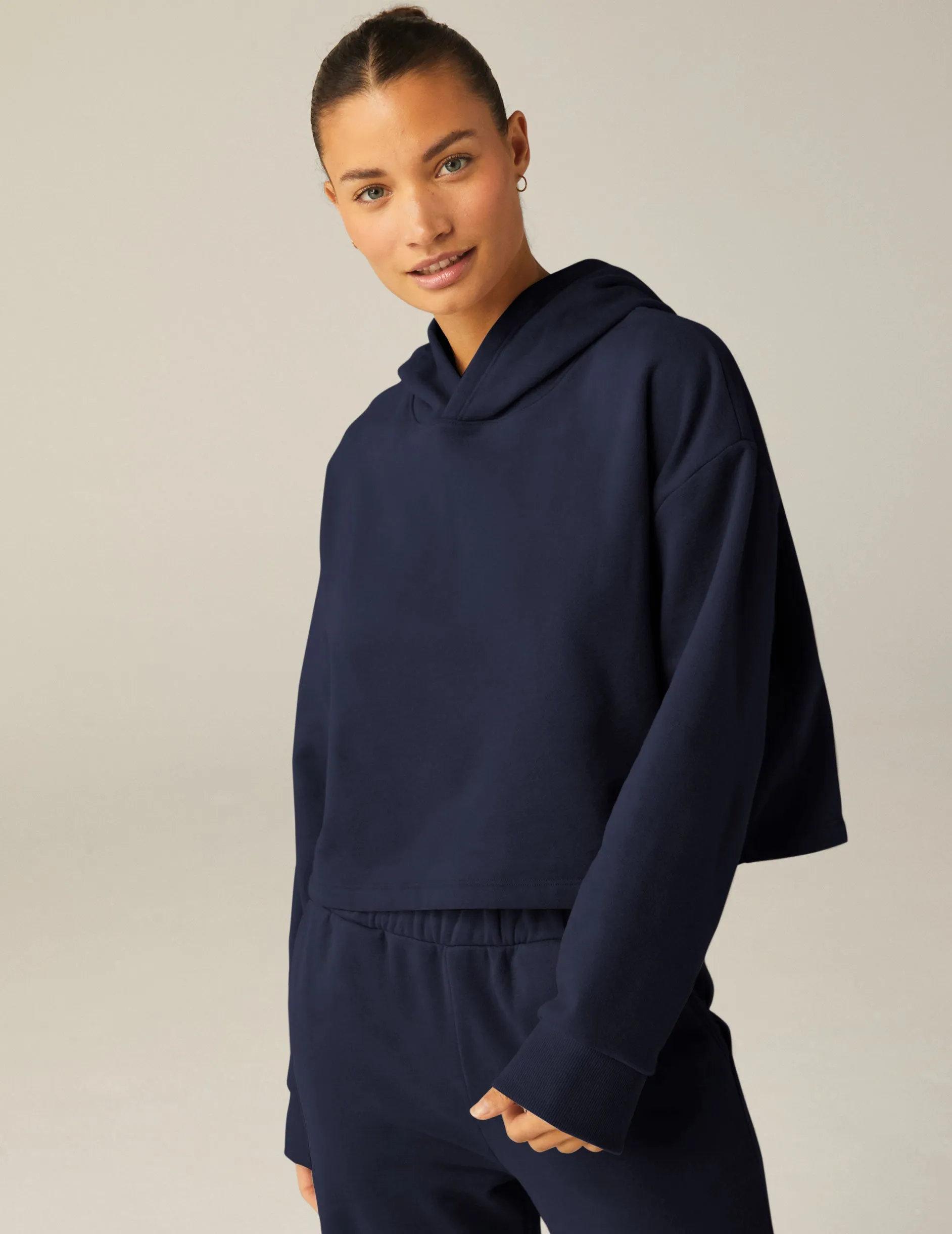 Happiness Fleece Cropped Hoodie sold by Beyond Yoga product image thumbnail 2