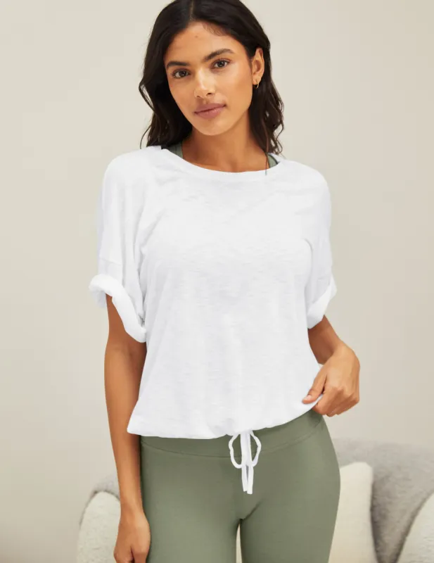 Signature Tied Up Tee sold by Beyond Yoga