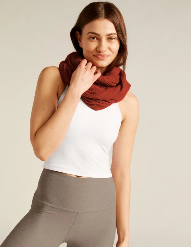 Waffle Knit Infinity Scarf sold by Beyond Yoga