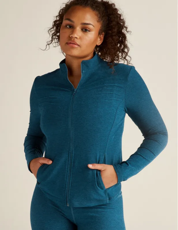 Spacedye On The Go Mock Neck Jacket sold by Beyond Yoga