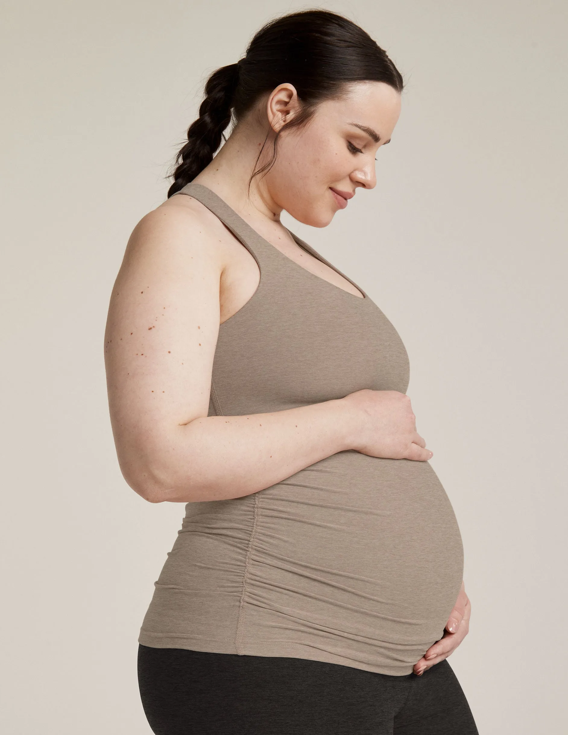 Spacedye Bases Covered Maternity Tank sold by Beyond Yoga