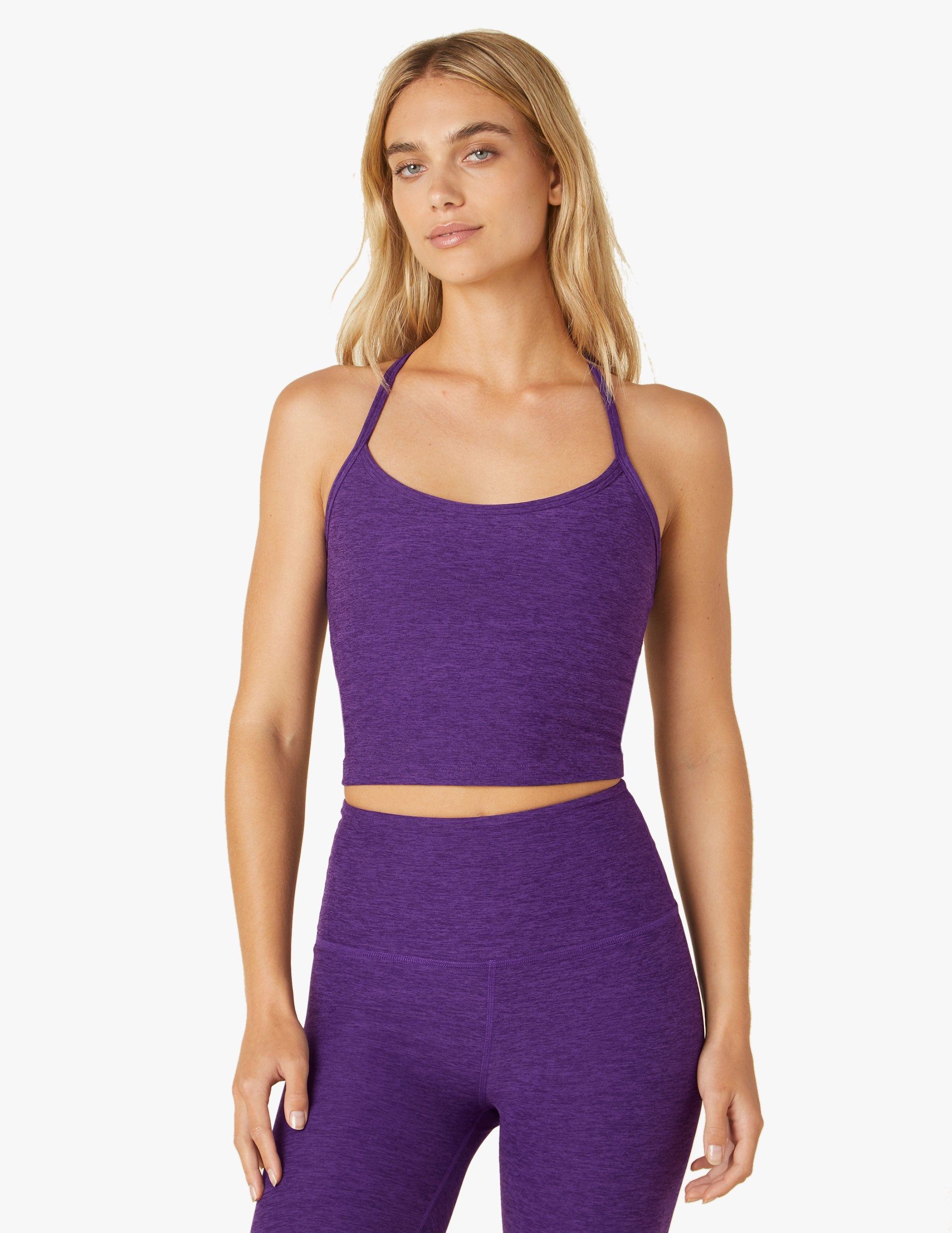 Spacedye Slim Racerback Cropped Tank sold by Beyond Yoga