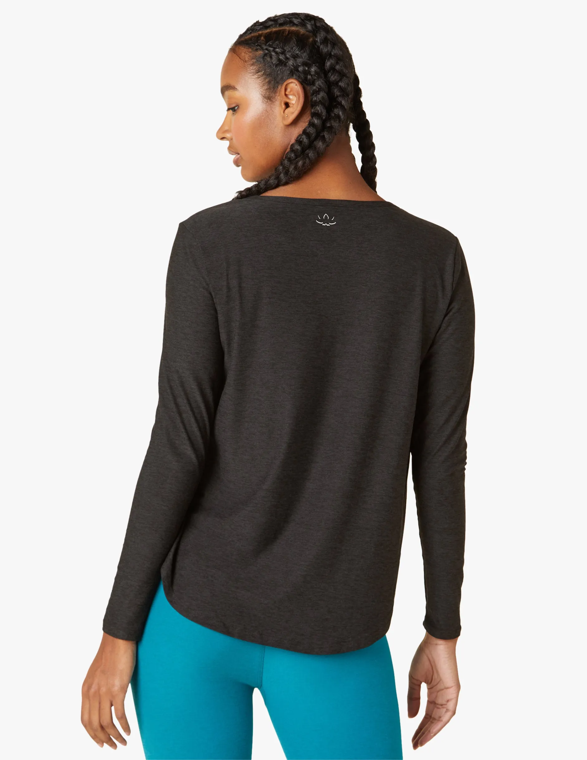 Featherweight Scooped Long Sleeve Pullover sold by Beyond Yoga product image thumbnail 4