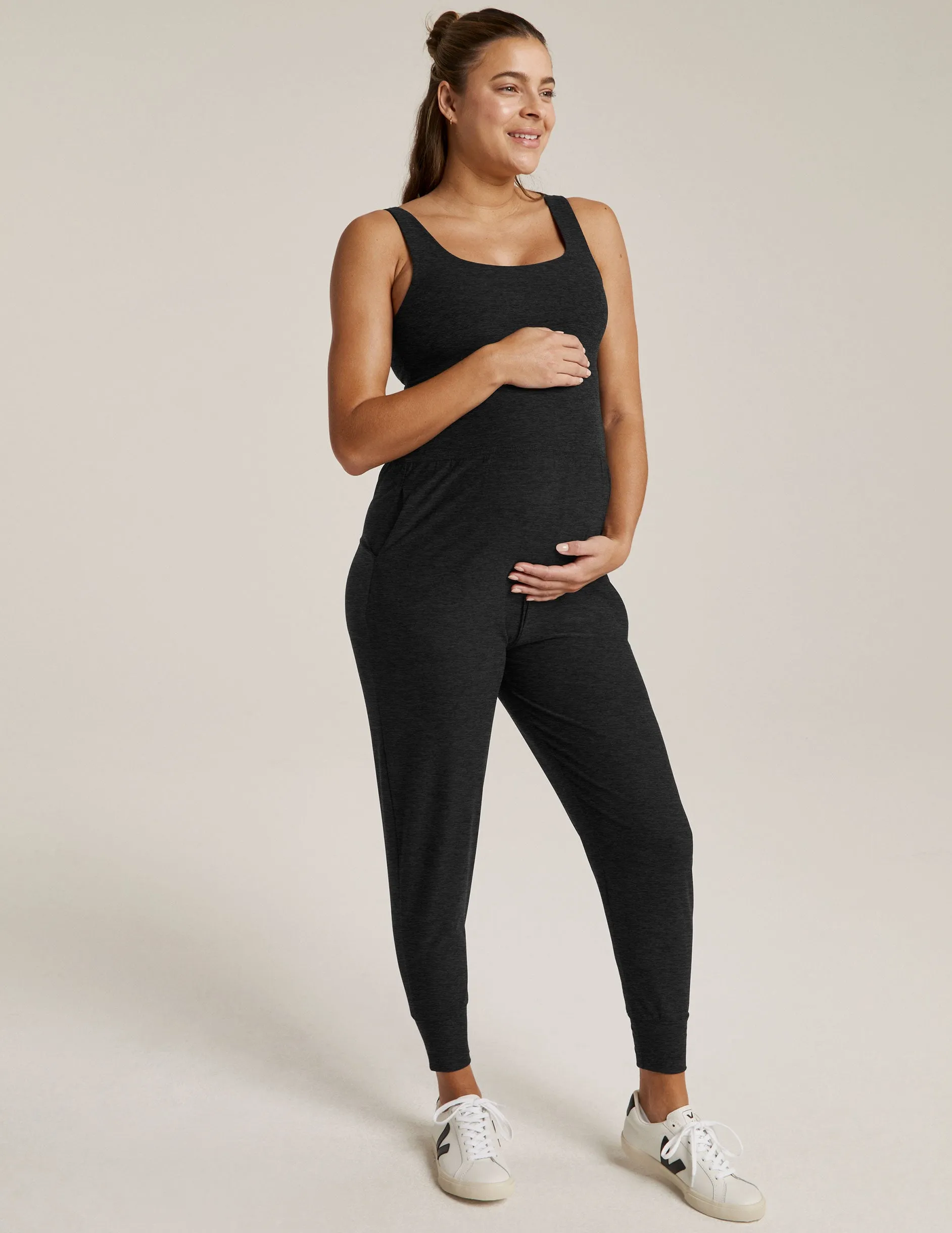 Spacedye Grow In Comfort Maternity Jumpsuit sold by Beyond Yoga