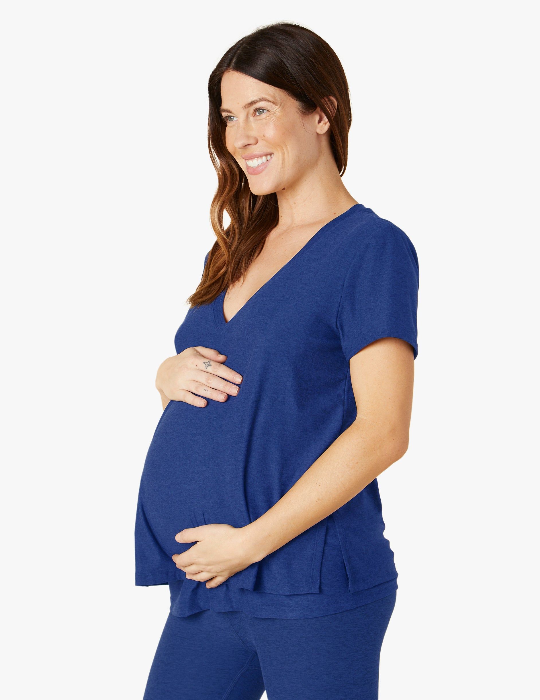 Featherweight Cozy Cover Maternity Nursing Tee sold by Beyond Yoga