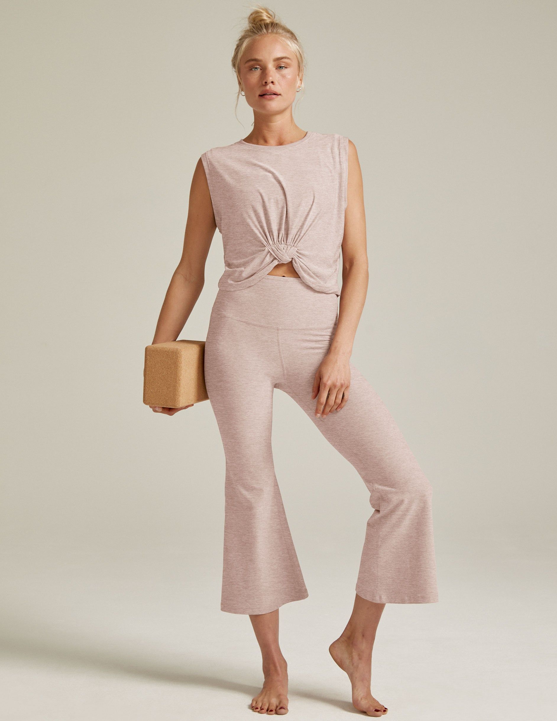 Featherweight High Tied Cropped Tank sold by Beyond Yoga product image thumbnail 4