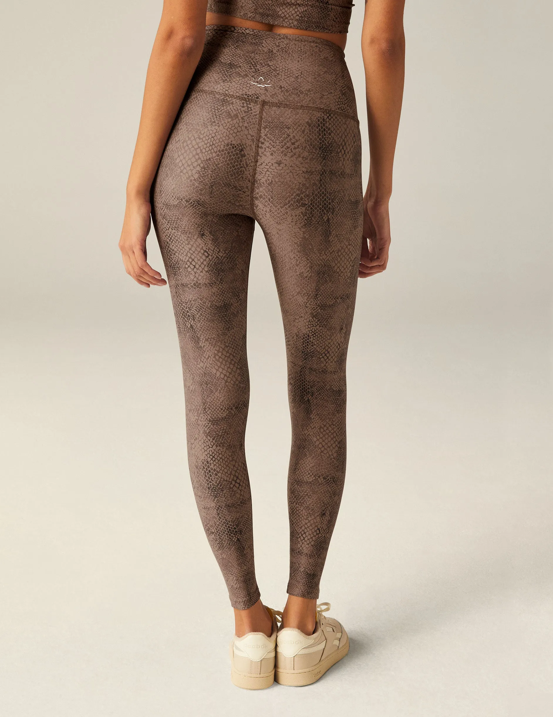 Neutral Snakeskin SoftMark High Waisted Midi Legging sold by Beyond Yoga product image thumbnail 3