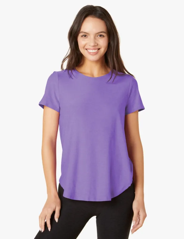 Featherweight On The Down Low Tee sold by Beyond Yoga