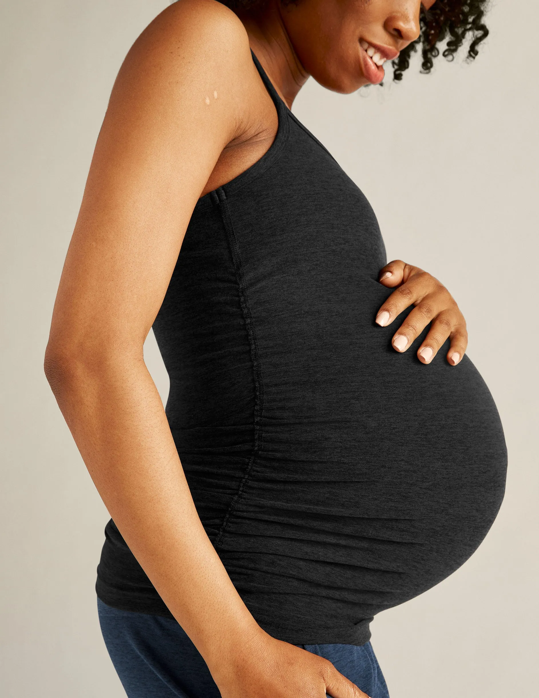 Spacedye Keep Your Cool Maternity Slim Racerback Tank sold by Beyond Yoga product image thumbnail 4