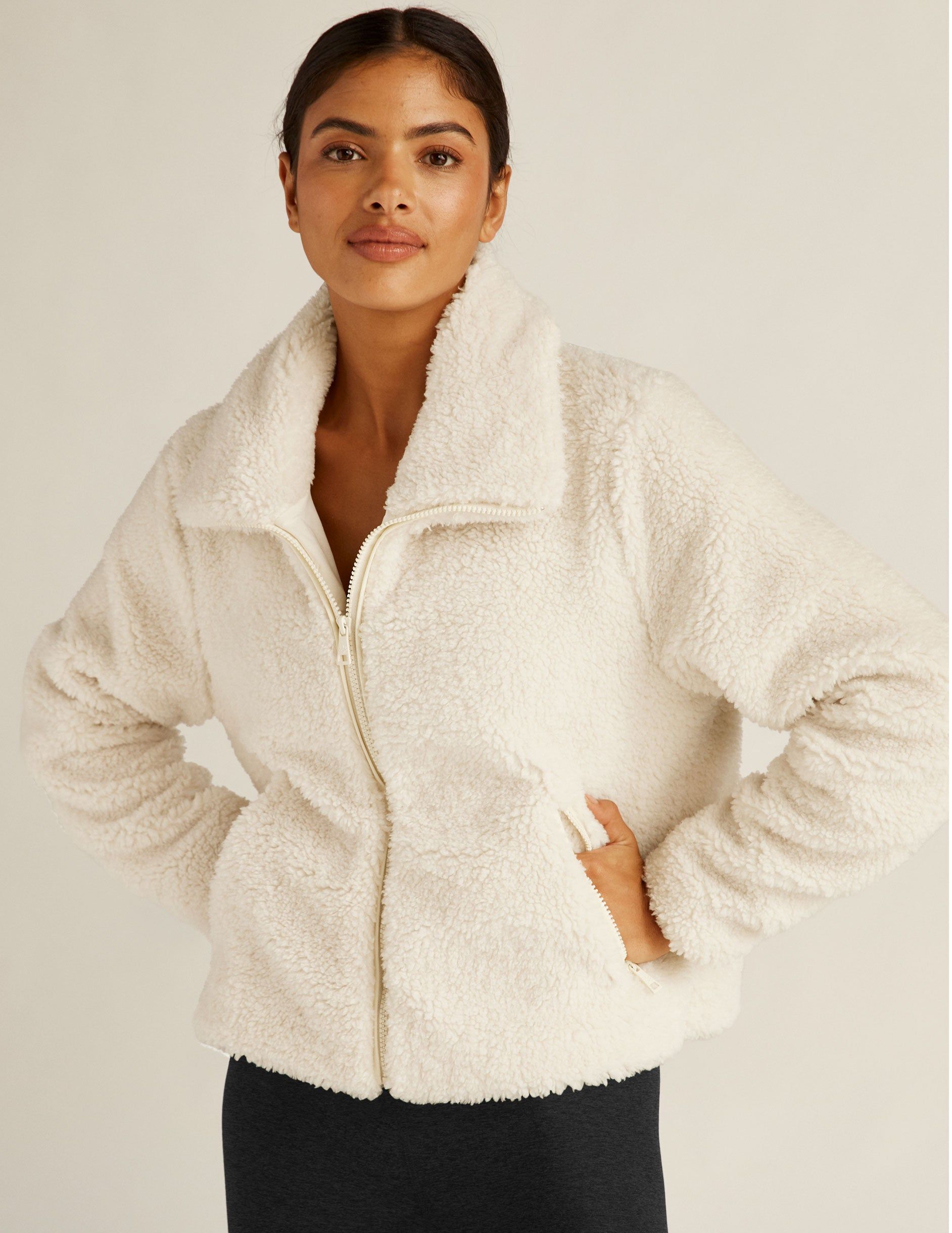 Moto Sherpa Jacket sold by Beyond Yoga product image thumbnail 2