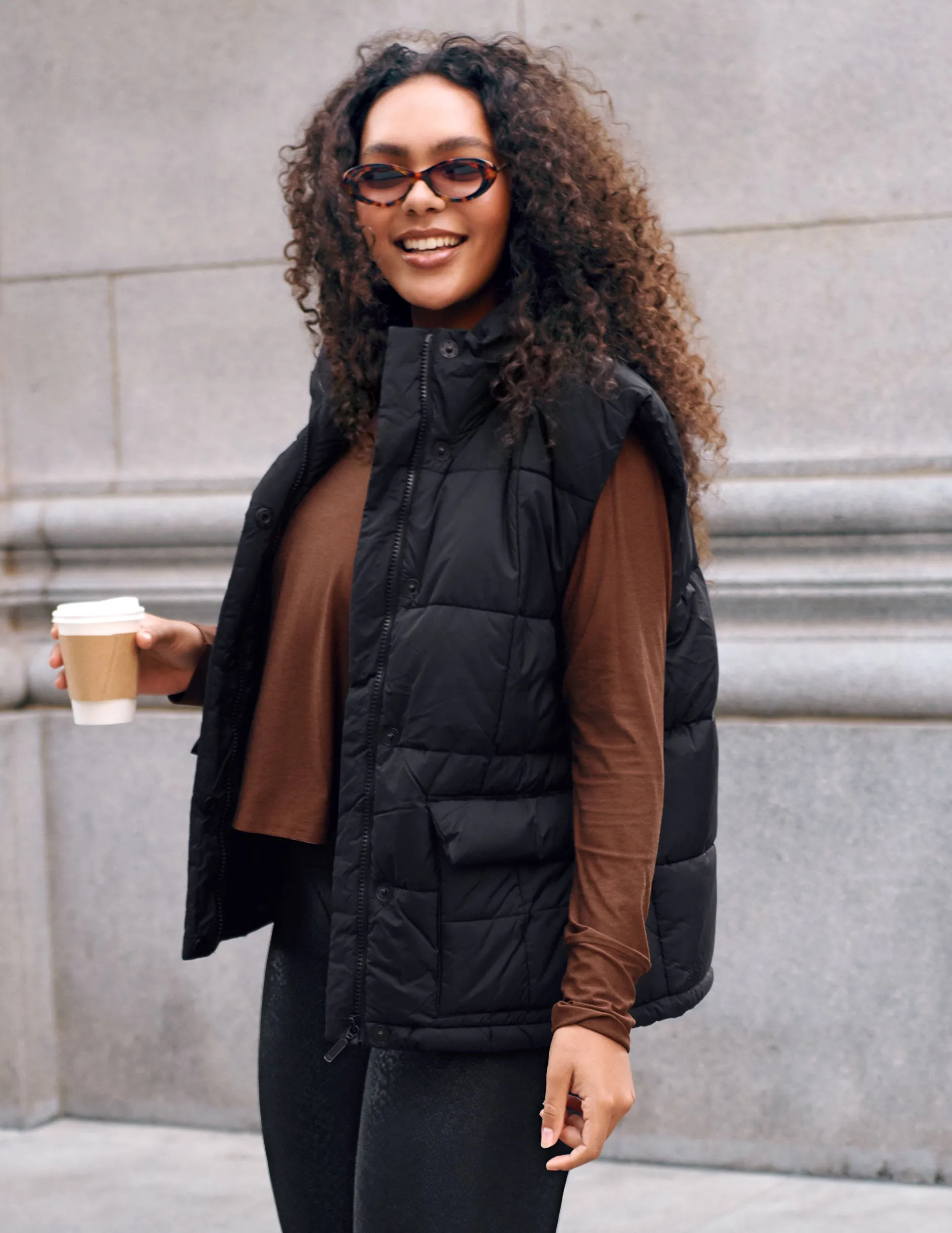 Puffer Vest sold by Beyond Yoga