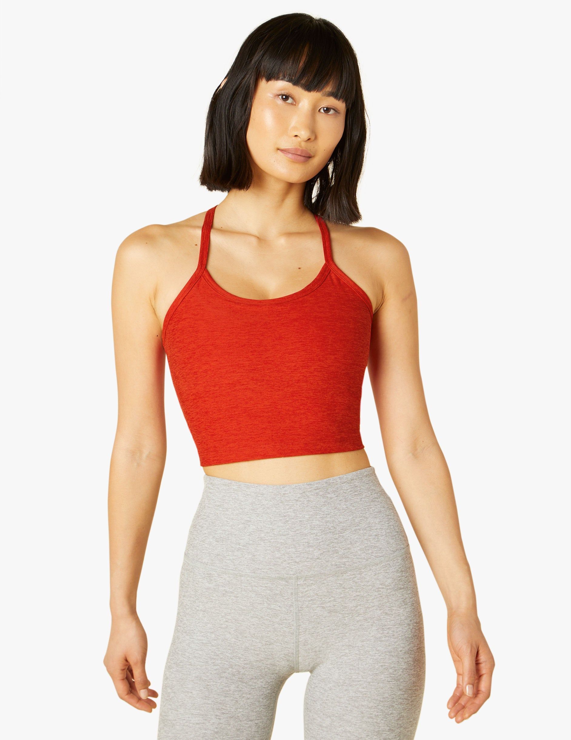 Spacedye Slim Racerback Cropped Tank sold by Beyond Yoga