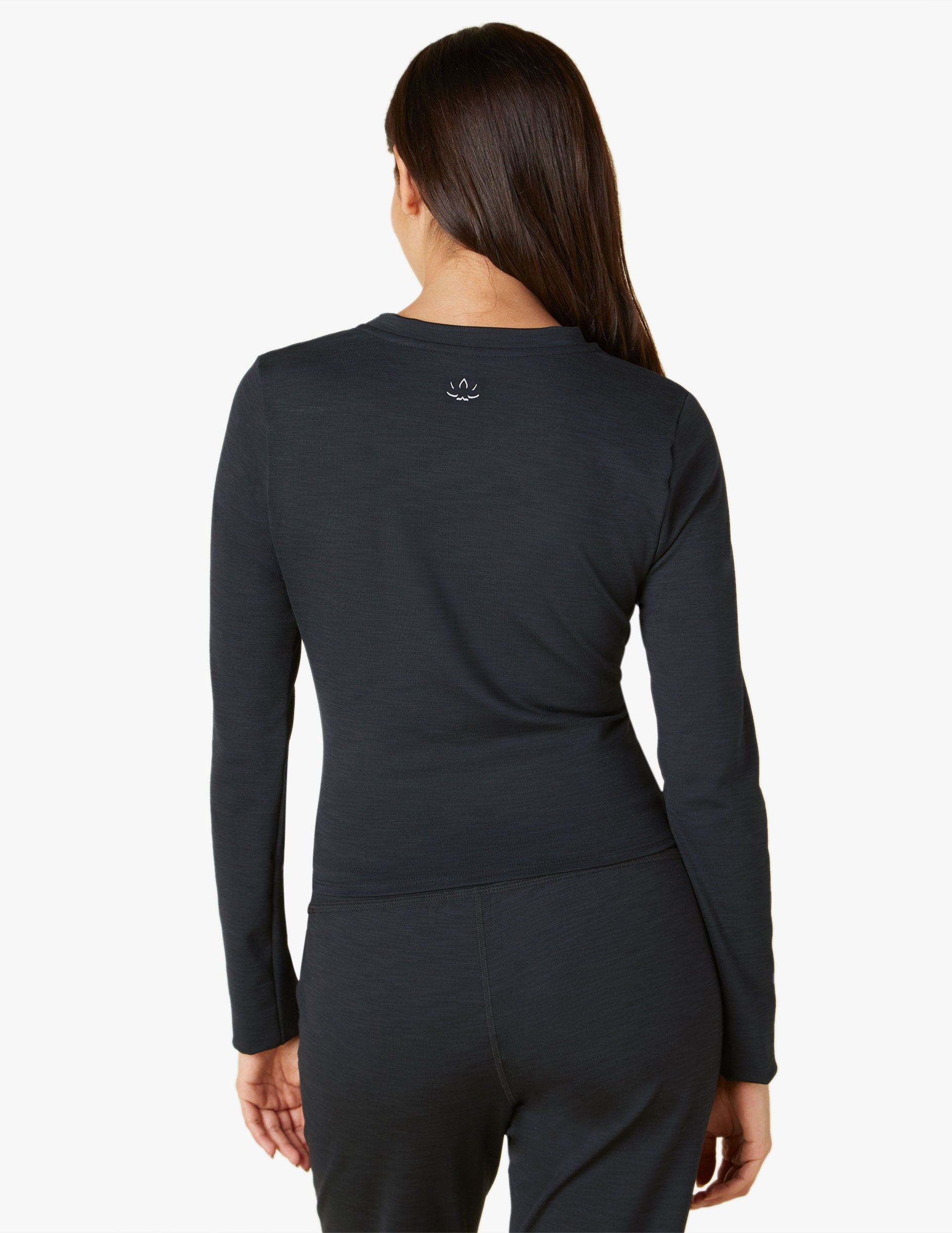 Heather Rib Groove Cropped Top sold by Beyond Yoga product image thumbnail 4