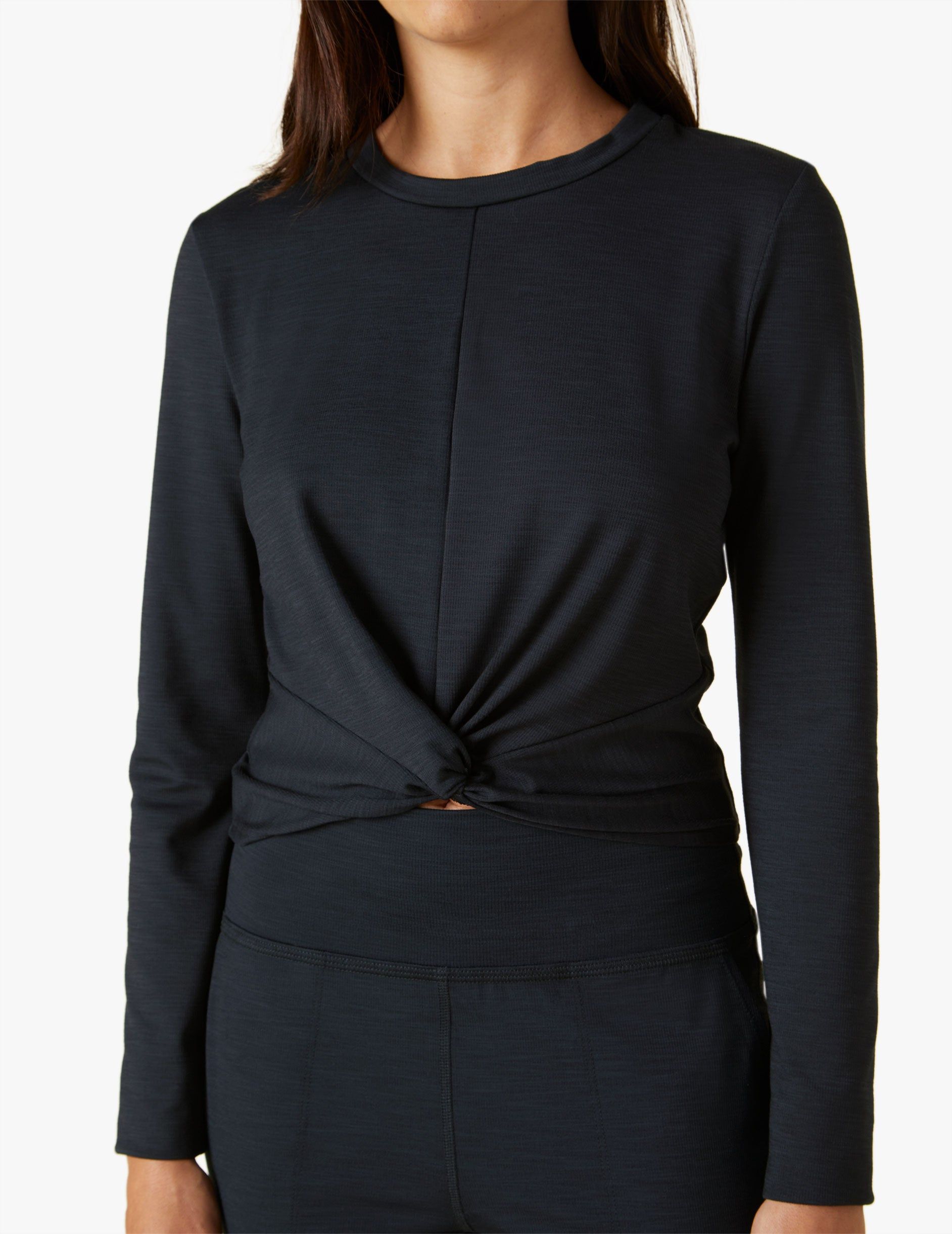 Heather Rib Groove Cropped Top sold by Beyond Yoga product image thumbnail 5