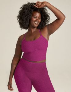 Spacedye Slim Racerback Cropped Tank sold by Beyond Yoga