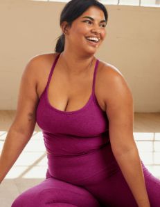 Spacedye Slim Racerback Cropped Tank sold by Beyond Yoga