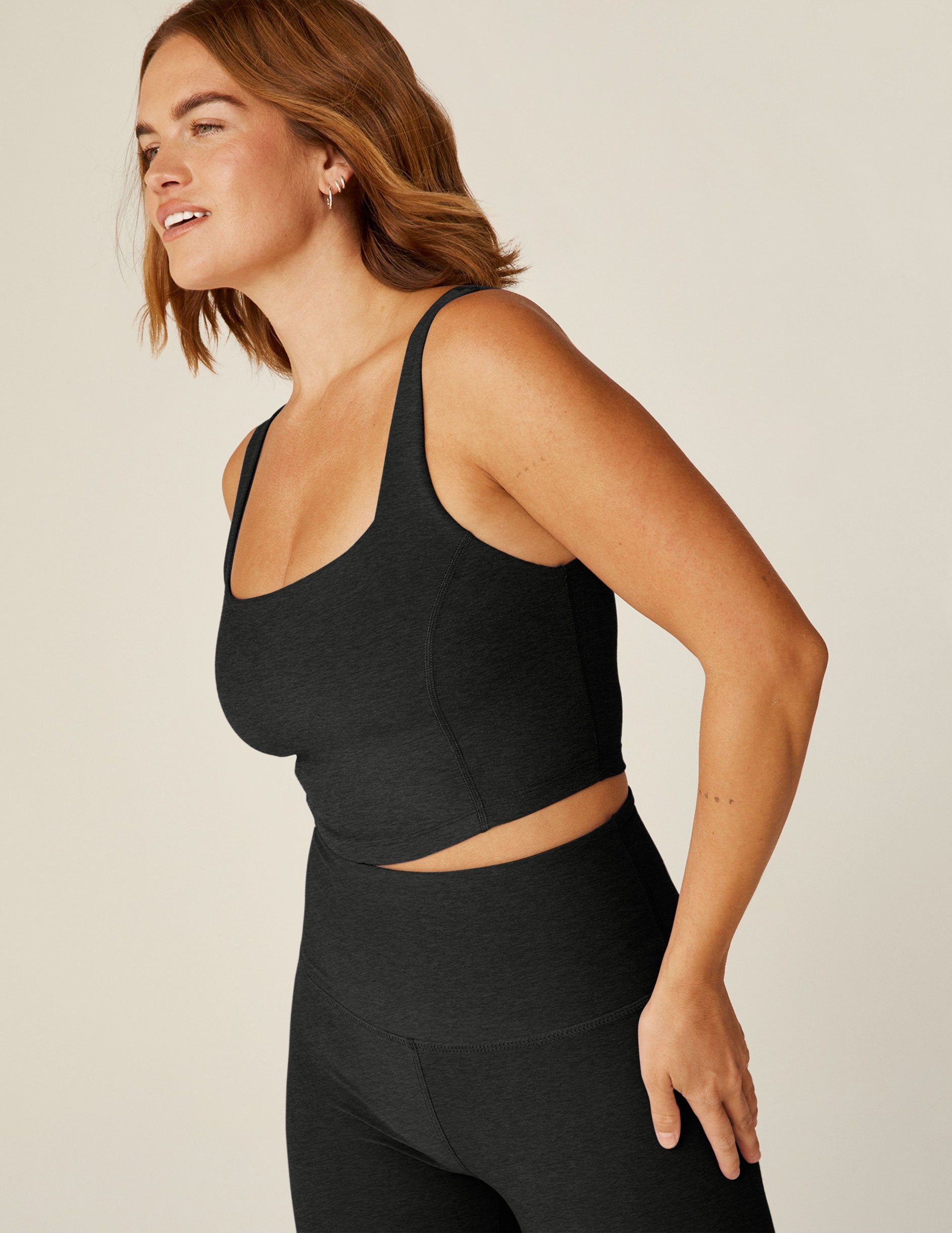 Spacedye Make Plans High Cropped Tank sold by Beyond Yoga product image thumbnail 3