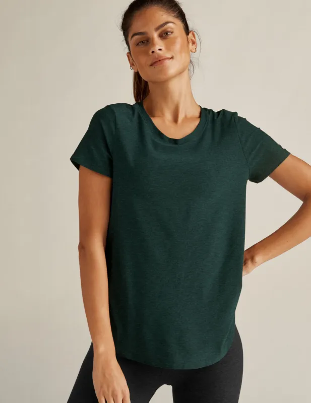 Featherweight On The Down Low Tee sold by Beyond Yoga