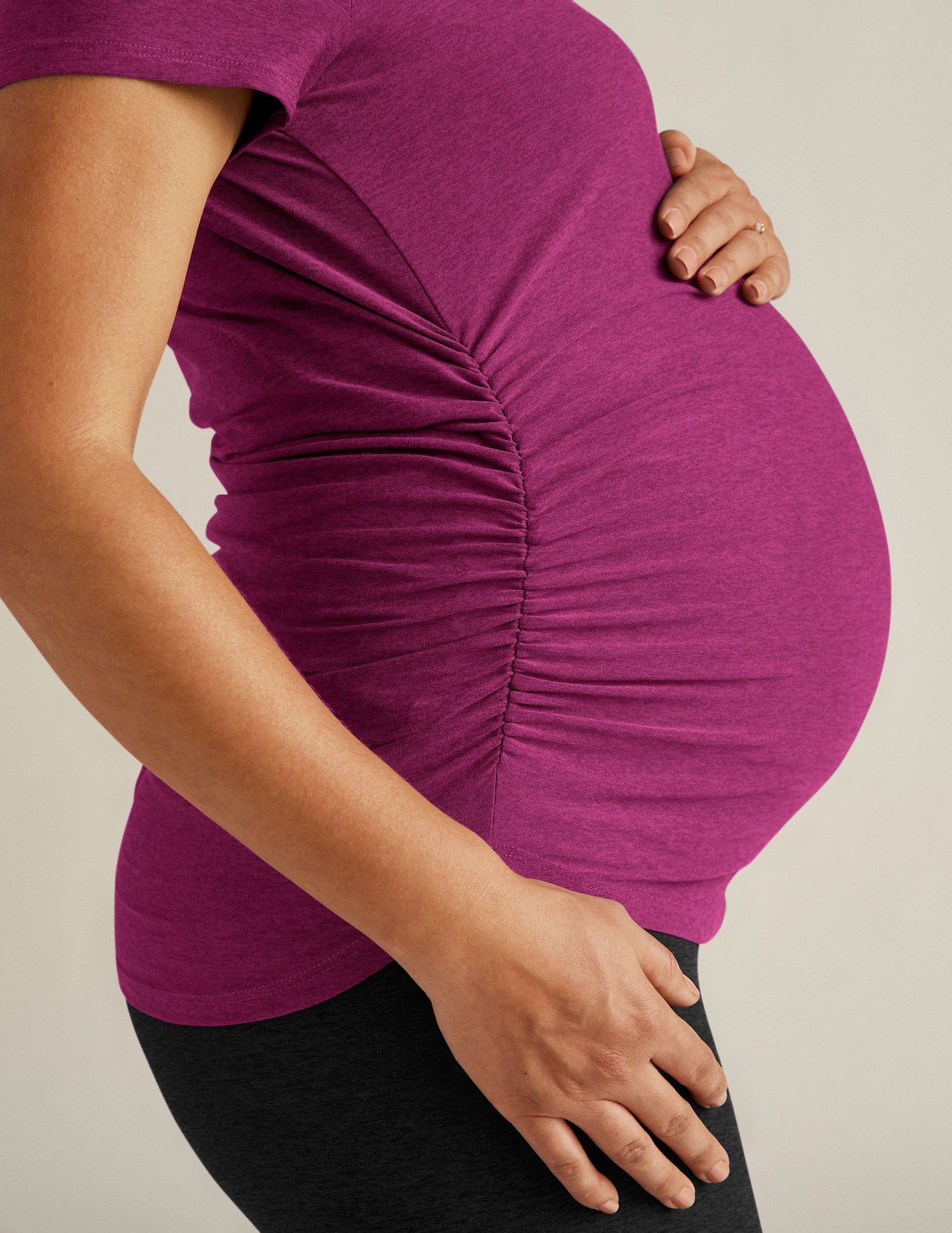 Featherweight One & Only Maternity Tee sold by Beyond Yoga product image thumbnail 3