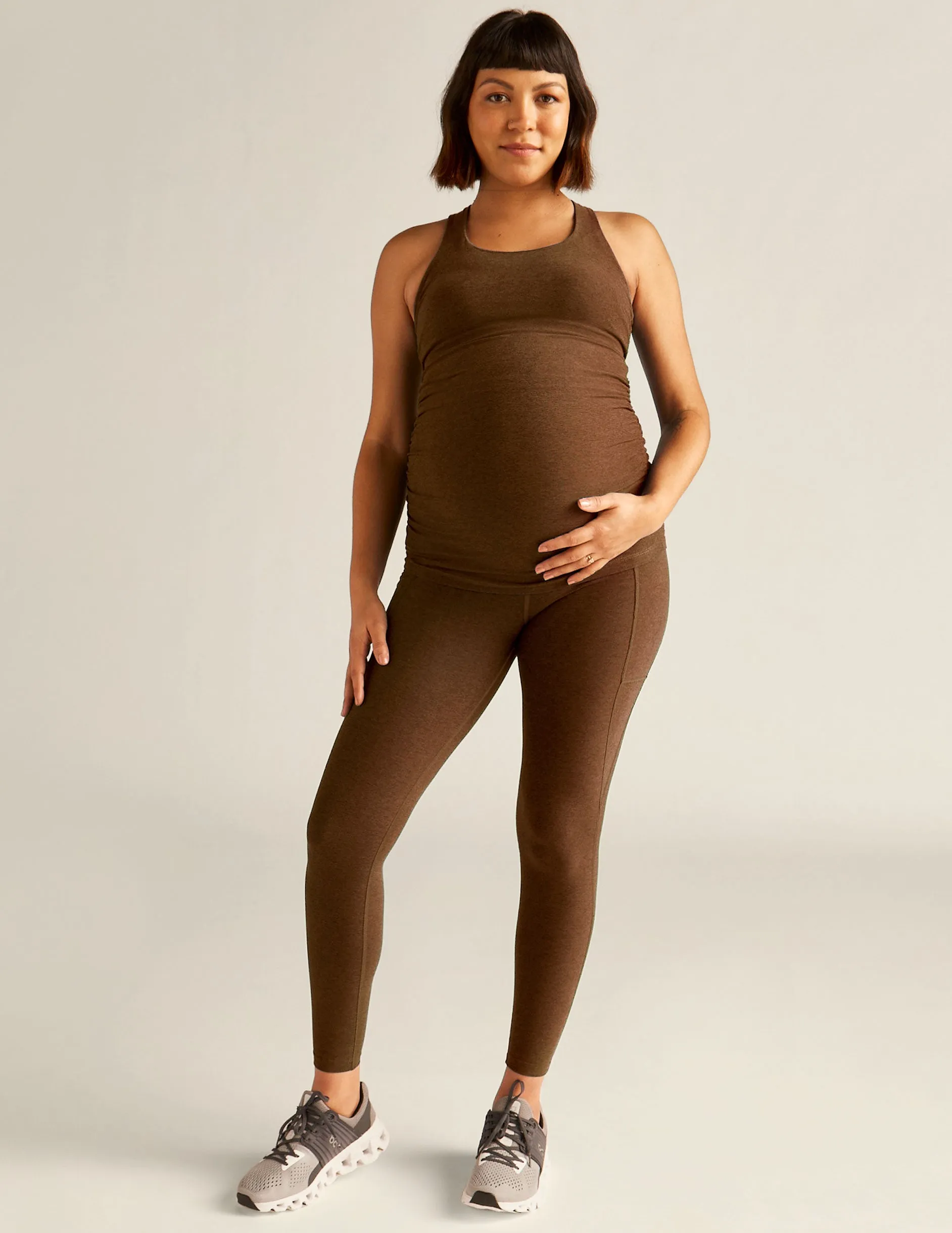 Spacedye Bases Covered Maternity Tank sold by Beyond Yoga