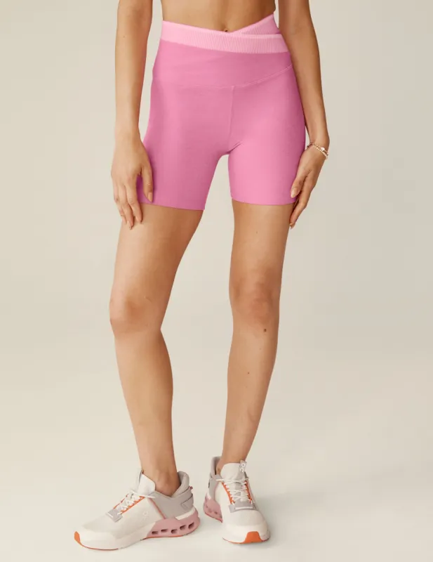 Spacedye In The Mix Biker Short made by Beyond Yoga